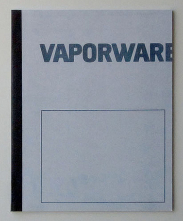 "Vaporware" by Kyle Schlie and Chistopher Roeleveld (image courtesy of SPARE)