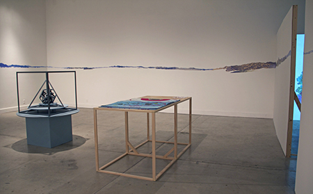 Christopher Kardambikis, Mundus Subterraneus (installation view), 2012. Visual Arts Facility Gallery.