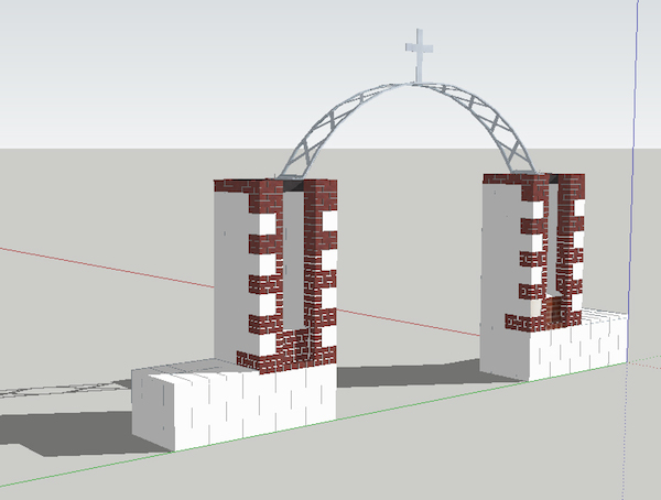 Giminez's 3D sketch model of Wounded Knee