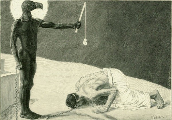 Sasha Schneider, Mammon and His Slave, 1896 