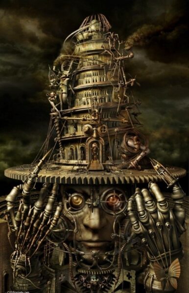 Tower of Babel, Steampunk style